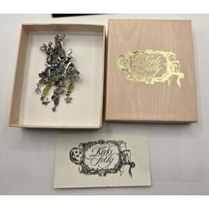 Kirks Folly Fairy Tree Brooch dangle Accents in Original Box [COPY]
